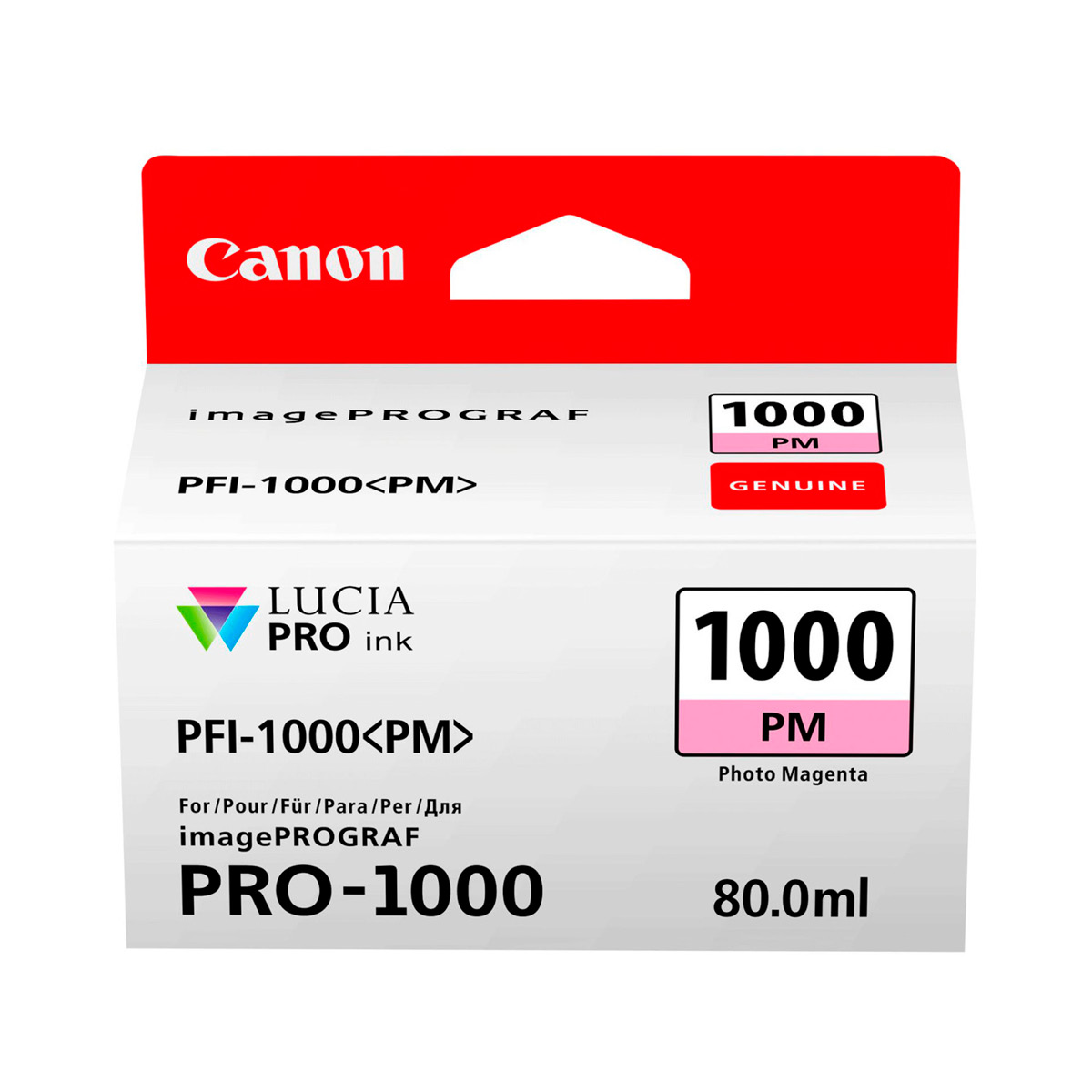 Canon PFI-1000PM foto-magenta 80ml Tinte für Canon imagePROGRAF PRO-1000