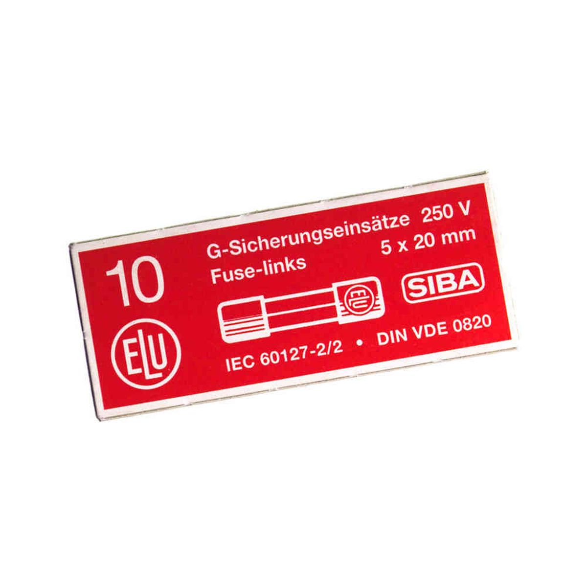 Hedler Feinsicherung F 2 A (10 Stück)