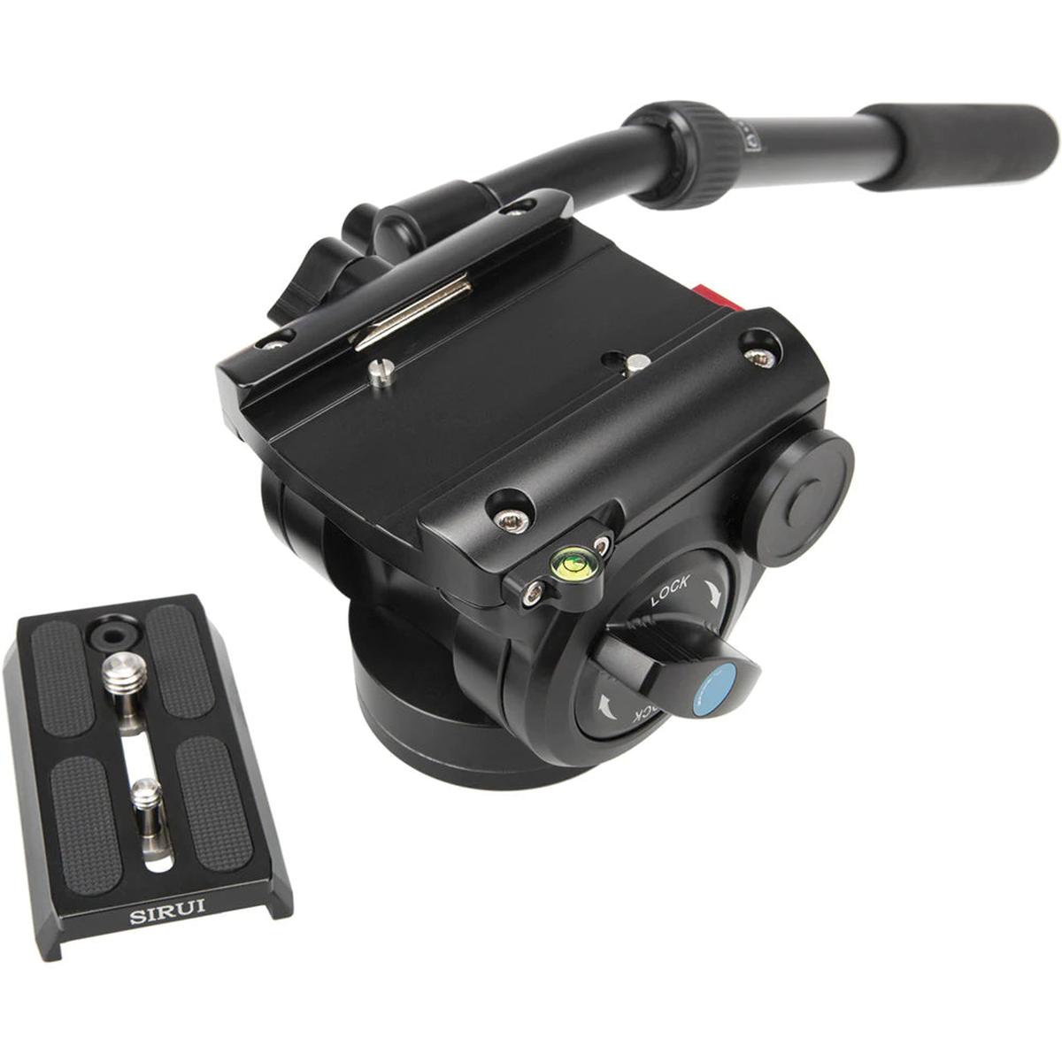 SIRUI P-325FS Carbon Einbeinstativ 149,5 cm mit Standspinne + Videoneiger VH-10 