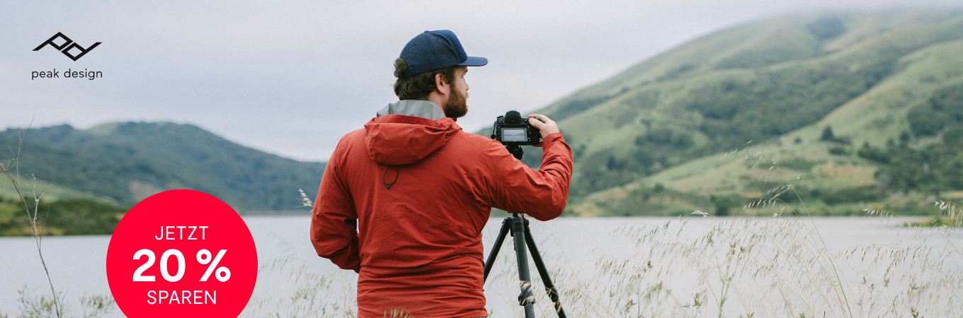 Peak Design Rabatt auf Travel Tripods für Foto und Video im Outdoor Einsatz