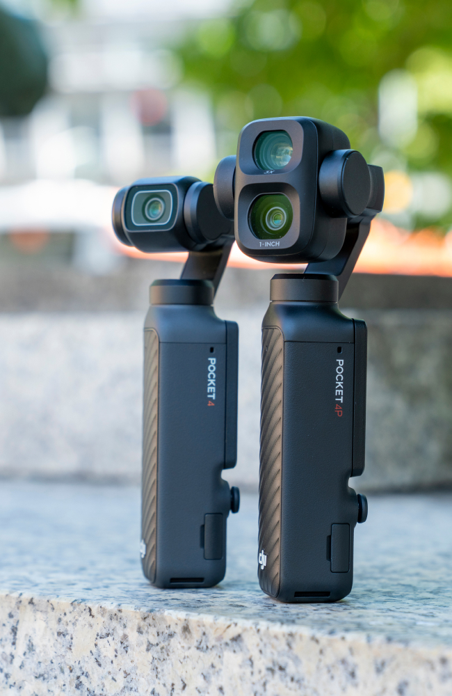 DJI Osmo Pocket 4P vs Osmo Pocket 4 Telezoom Objektiv