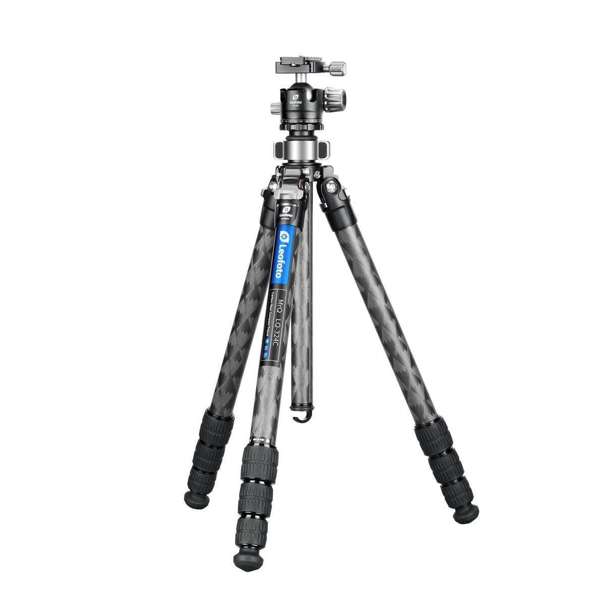 Leofoto Carbon-Dreibeinstativ LQ-324C Mr. Q + Ballhead LH-40