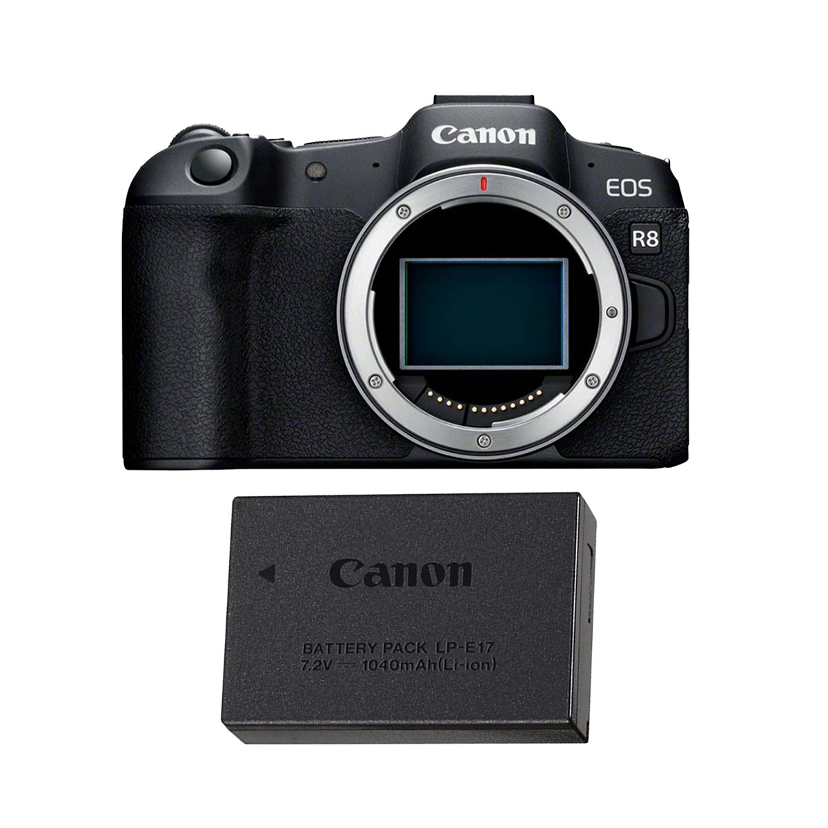Canon EOS R8 + Canon LP-E17 Akku – Kompakte Vollformatkamera für beeindruckende Aufnahmen Canon EOS R8 mit Canon LP-E17 Akku – Leichte und leistungsstarke Vollformatkamera für kreative Foto- und Videoaufnahmen.