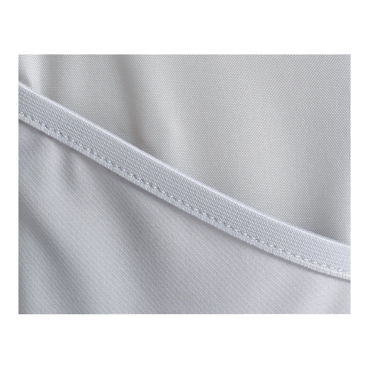 Urth Norite Camera Insert (Beige) - Nahaufnahme Stoffstruktur und Naht