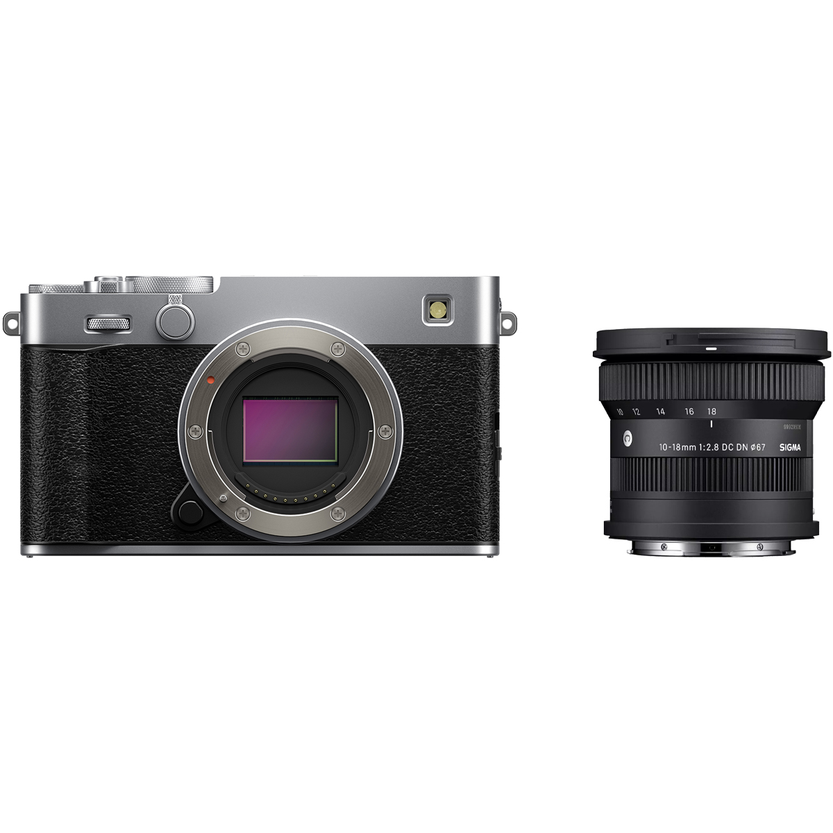 Fujifilm X-E5 Silber mit Sigma 10-18