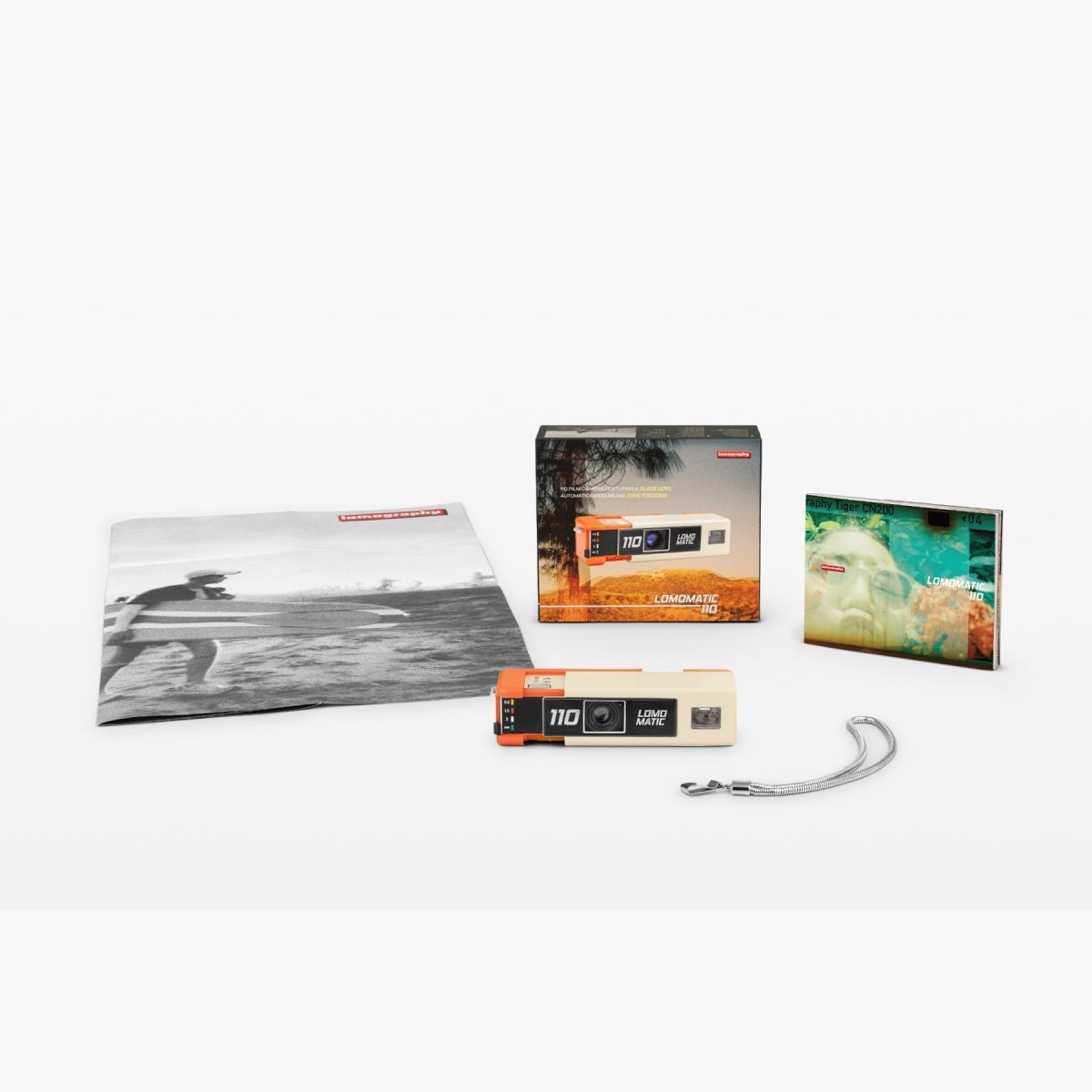 Lomography Lomomatic 110 Kamera Golden Gate Edition