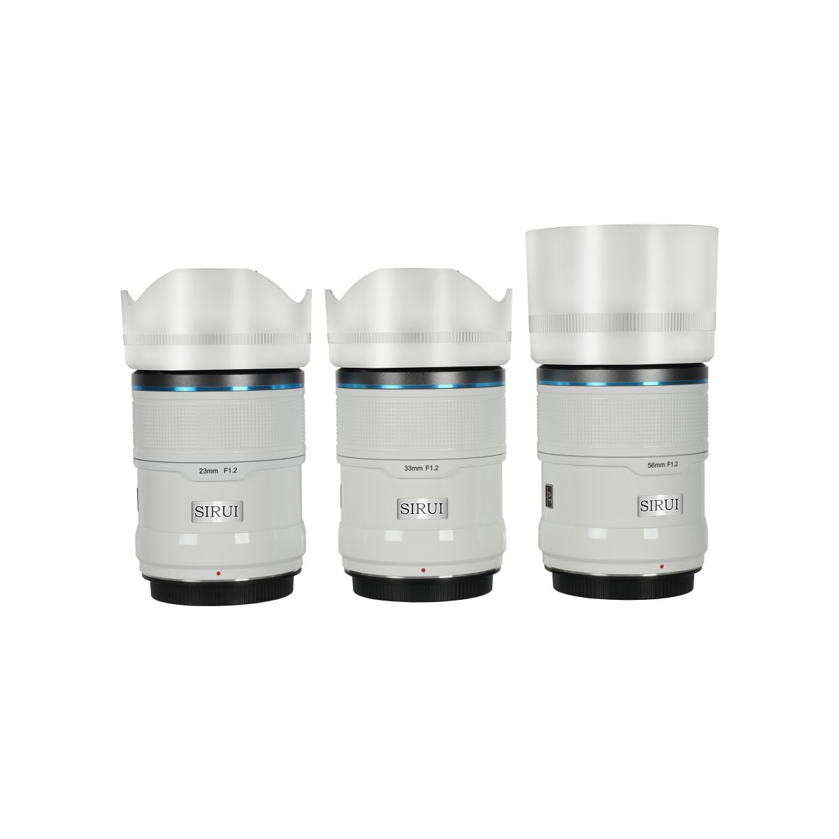 Sirui 23 mm + 33 mm + 56 mm 1:1,2 Sniper AF Kit Sony E-Mount Weiß Keramik