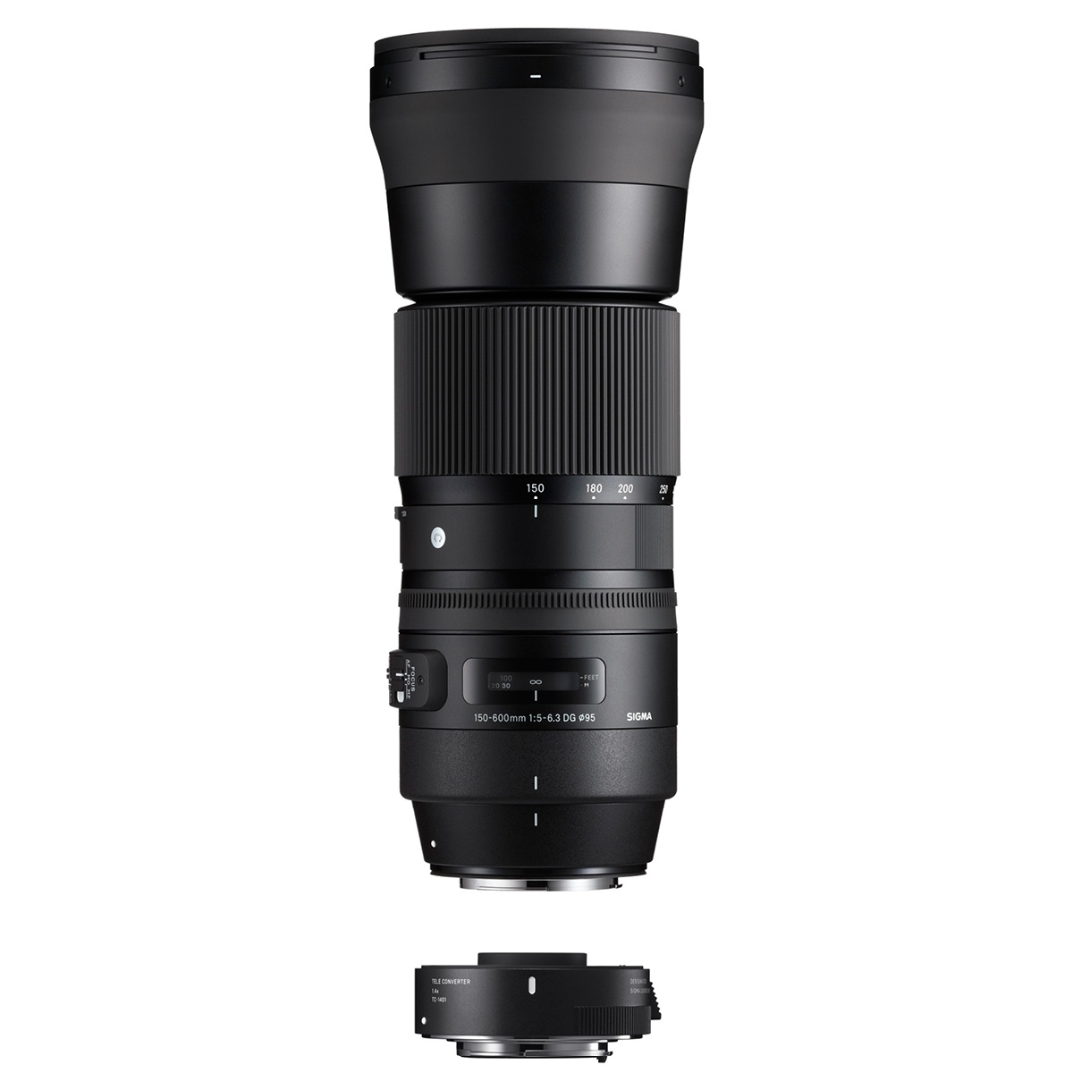 Sigma 150-600 mm 1:5,0-6,3 DG OS HSM (C) Kit mit TC-1401 EF