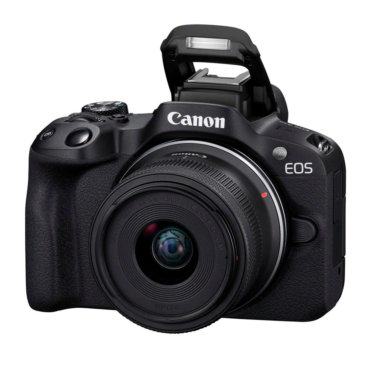Canon EOS R50 Gehäuse Schwarz + Canon 18-45 mm 1:4,5-6,3 RF-S IS STM
