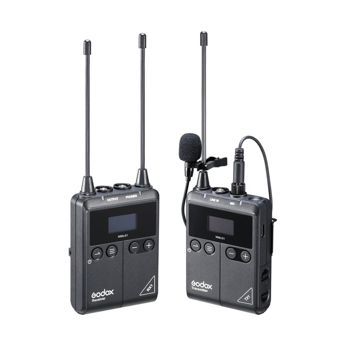 Godox UHF Wireless & Lavalier Microphone Kit (1x TX1 /1x RX1 /1x LMS-12 AXL)