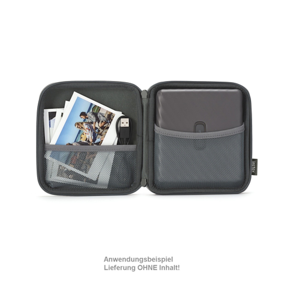 Fujifilm Instax Link Wide Tasche grau für Drucker