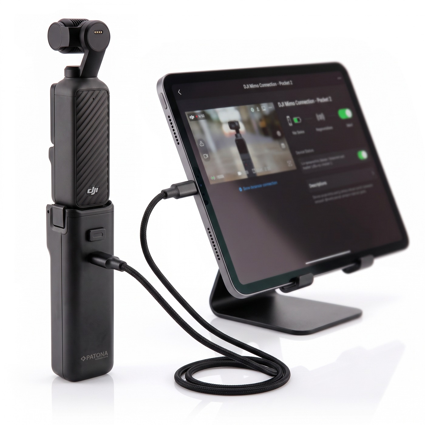 Patona Platinum Powerbank für DJI Osmo Pocket 3/4 Schwarz