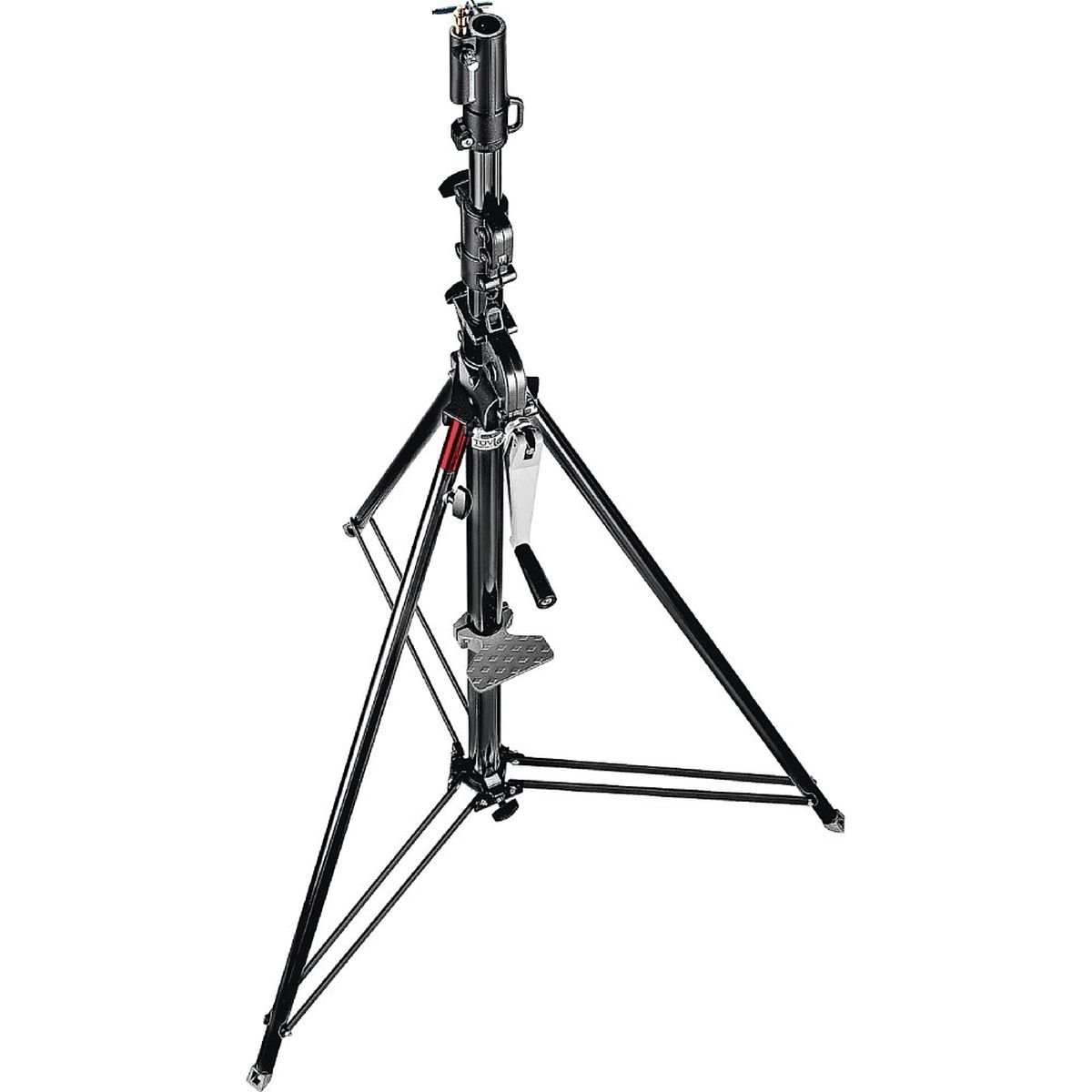 Manfrotto 087NW Stativ Wind-Up Silber 3-tlg.