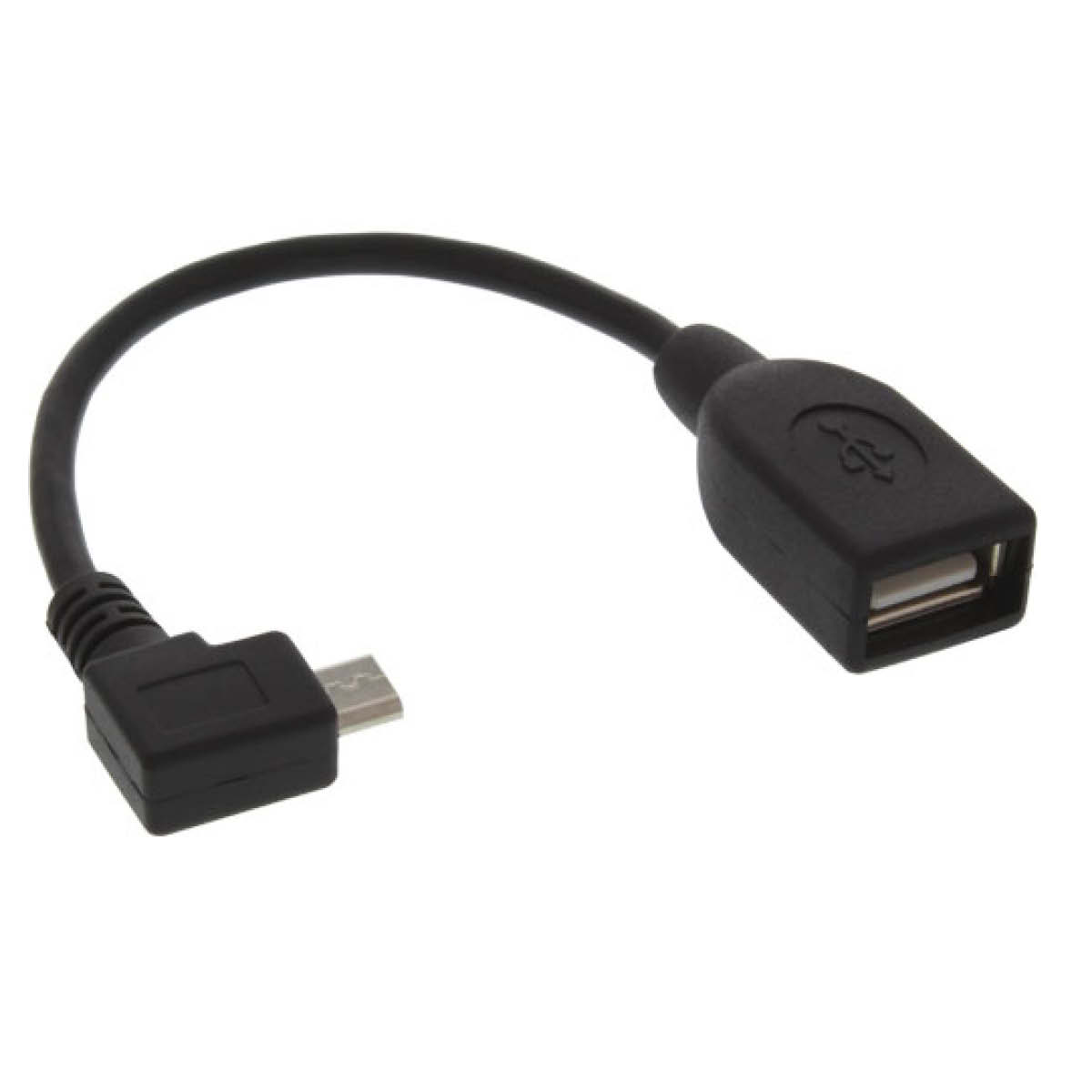 InLine Micro-B Stecker an USB-A OTG Kabel 0,15m