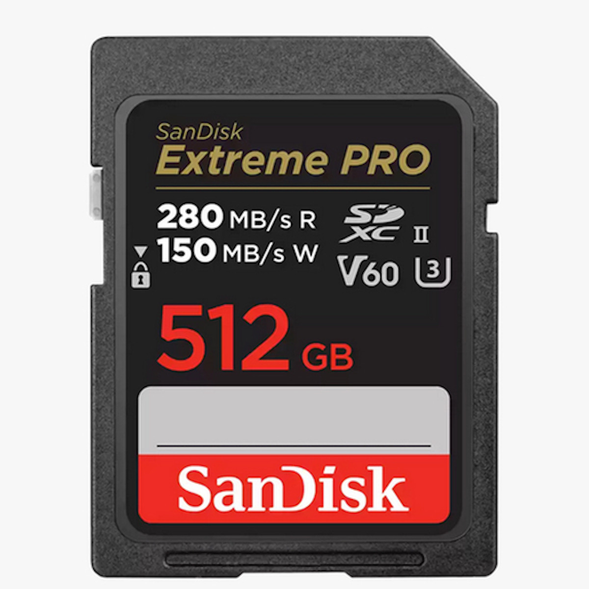 SanDisk 512 GB SDXC Extreme PRO V60 280 MB/S
