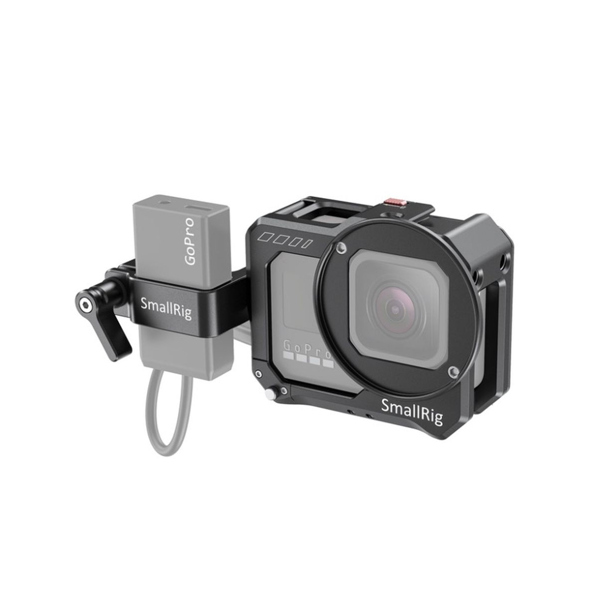SmallRig 2678 Vlogging Käfig und Mikrofonadapterhalter für GoPro HERO8 Black
