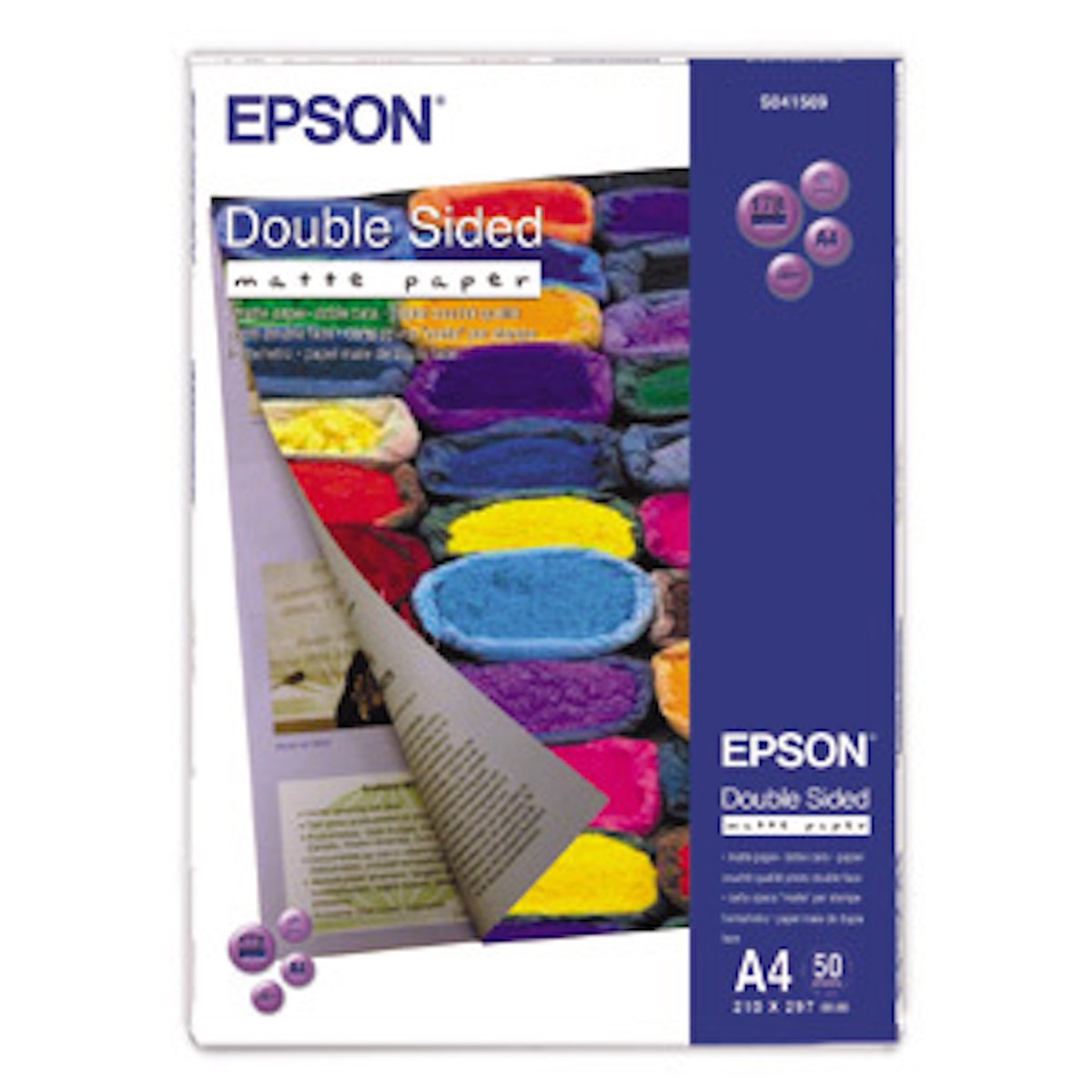 Epson Doppelseitig Mattes Papier, A4, 50 Blatt, 178g/m²
