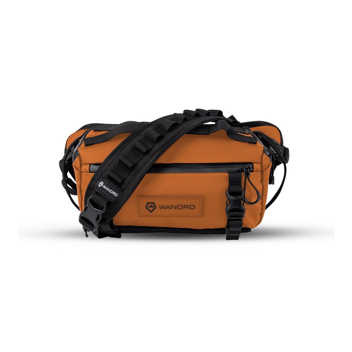 WANDRD ROGUE Sling 6L Sedona Orange - Vorderansicht der orangefarbenen WANDRD Sling Bag