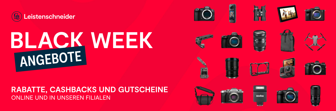 Leistenschneider Black Week 2025 – Top Foto-Deals & starke Black-Friday-Angebote