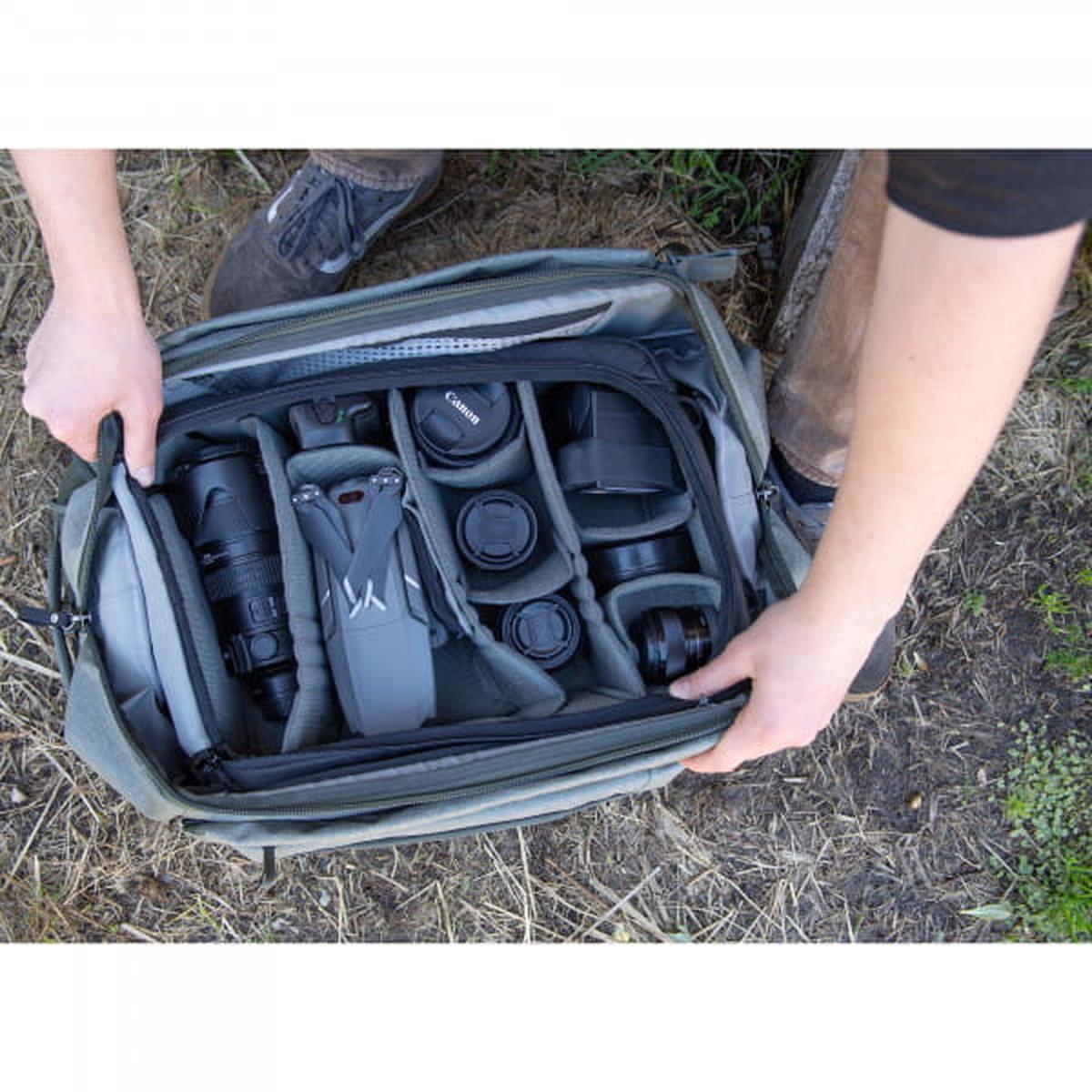 Peak Design Travel Duffelpack Bag 65L Reisetasche mit Rucksackgurten - Sage (Salbeigrün)