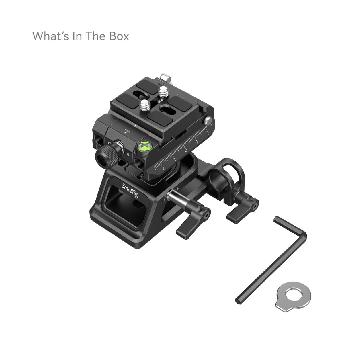 SmallRig 4233 Universal Arca-Swiss höhenverstellbares Montageplatten-Kit - Lieferumfang
