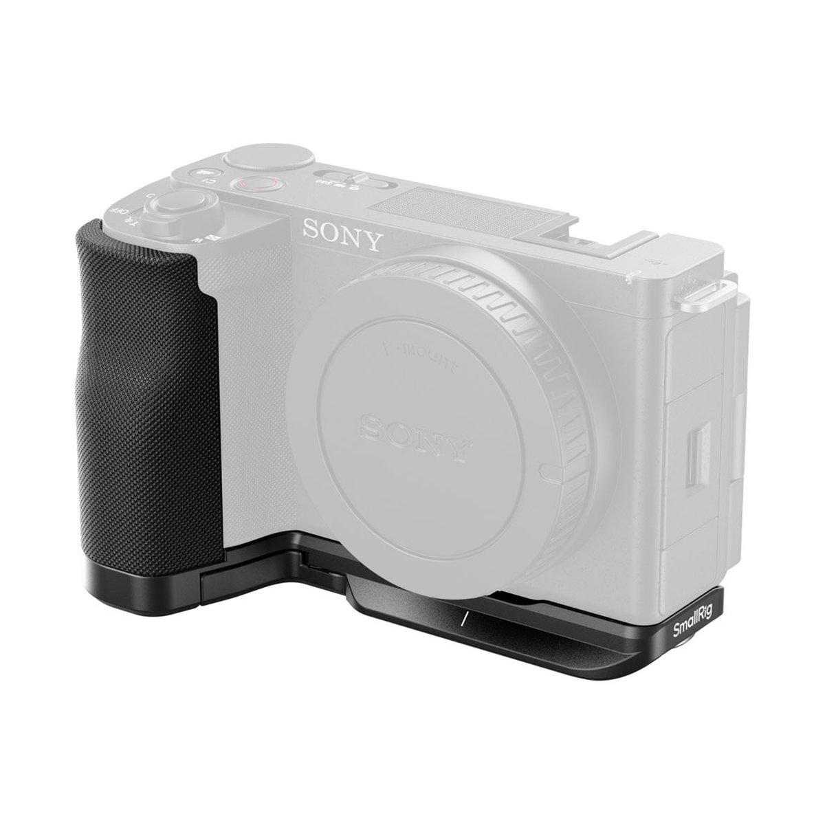 SmallRig 4778 L-förmige Montageplatte mit Silikonhandgriff für Sony ZV-E10 II