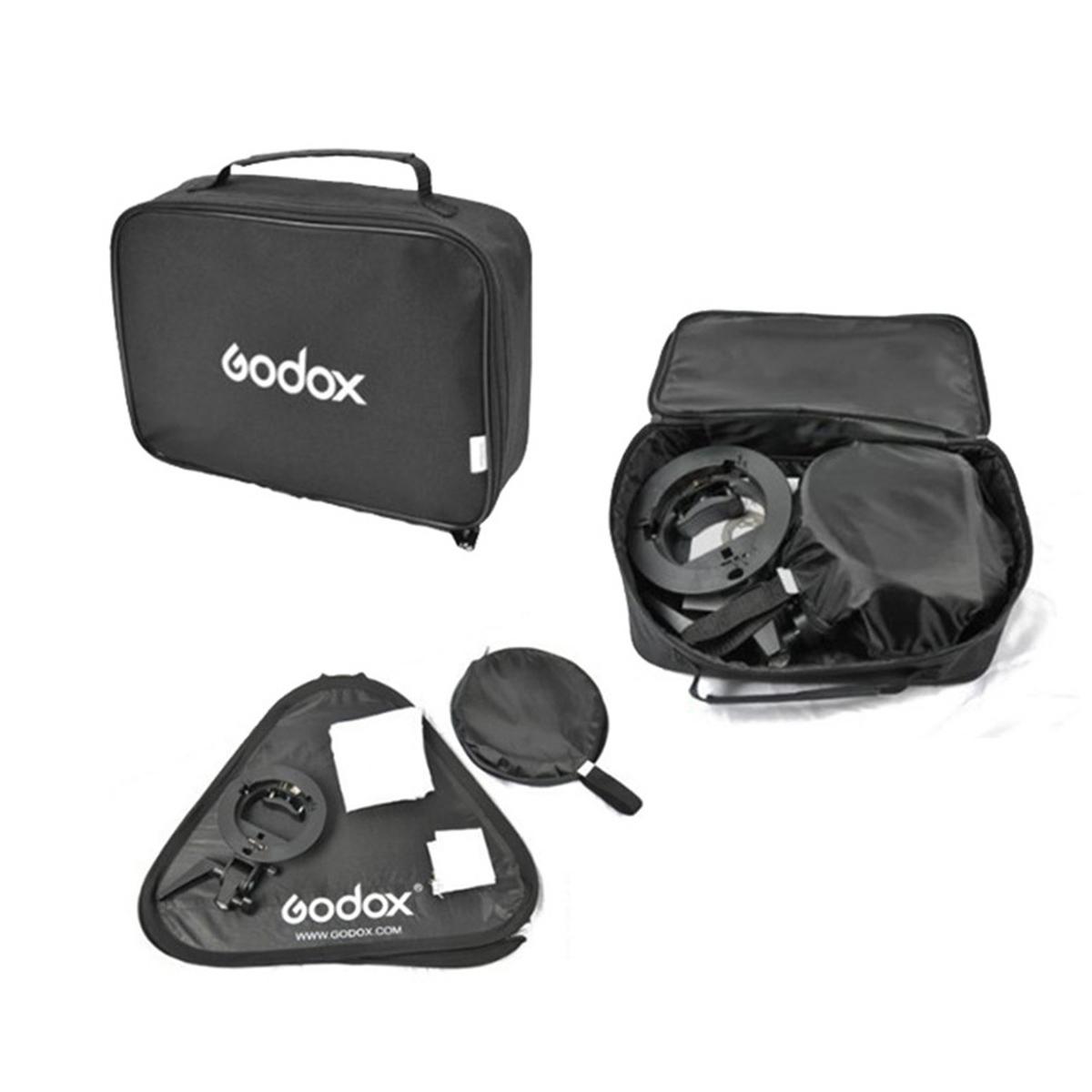 Godox S-Typ Halterung Bowens + Softbox 80x80cm + Grid