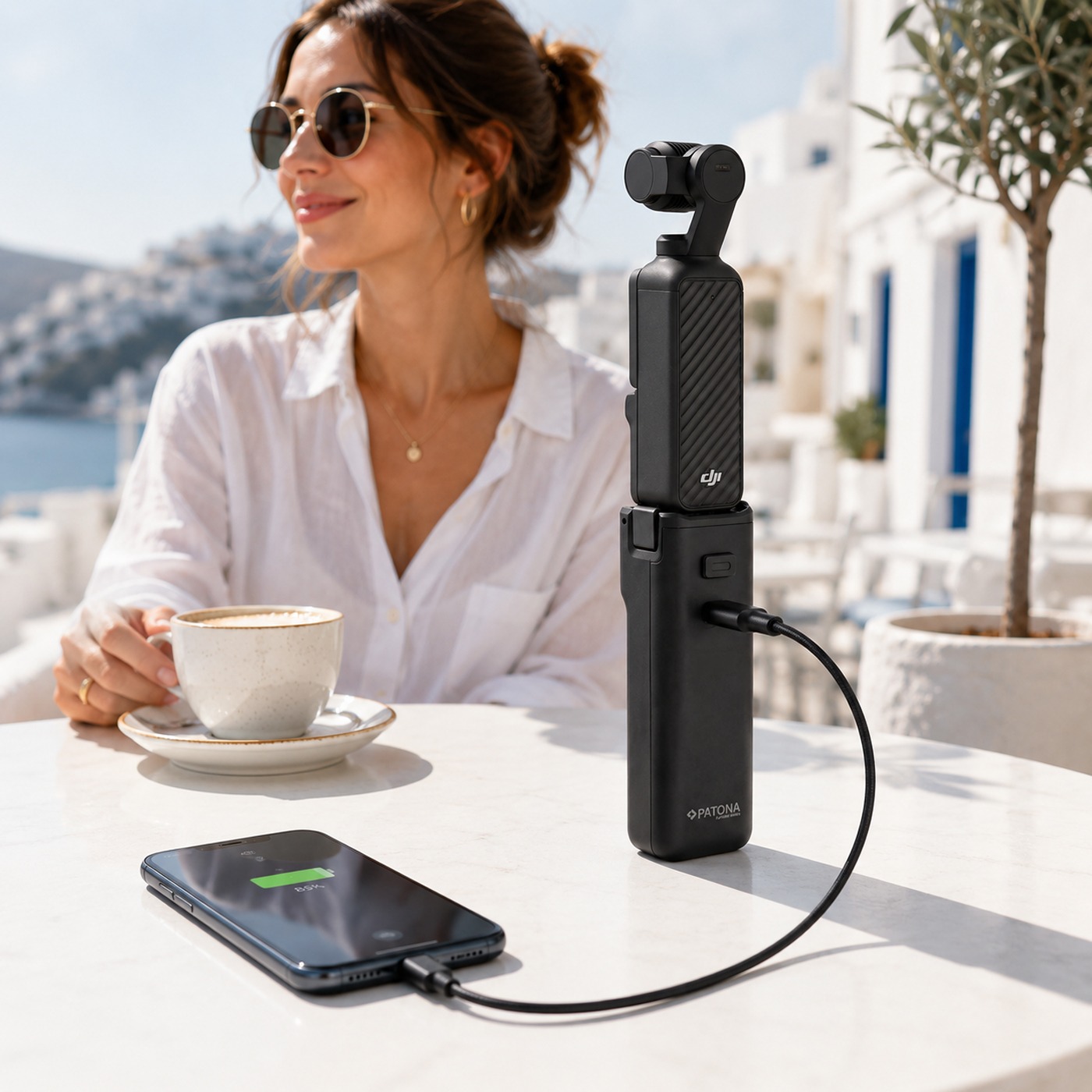 Patona Platinum Powerbank für DJI Osmo Pocket 3/4 Schwarz