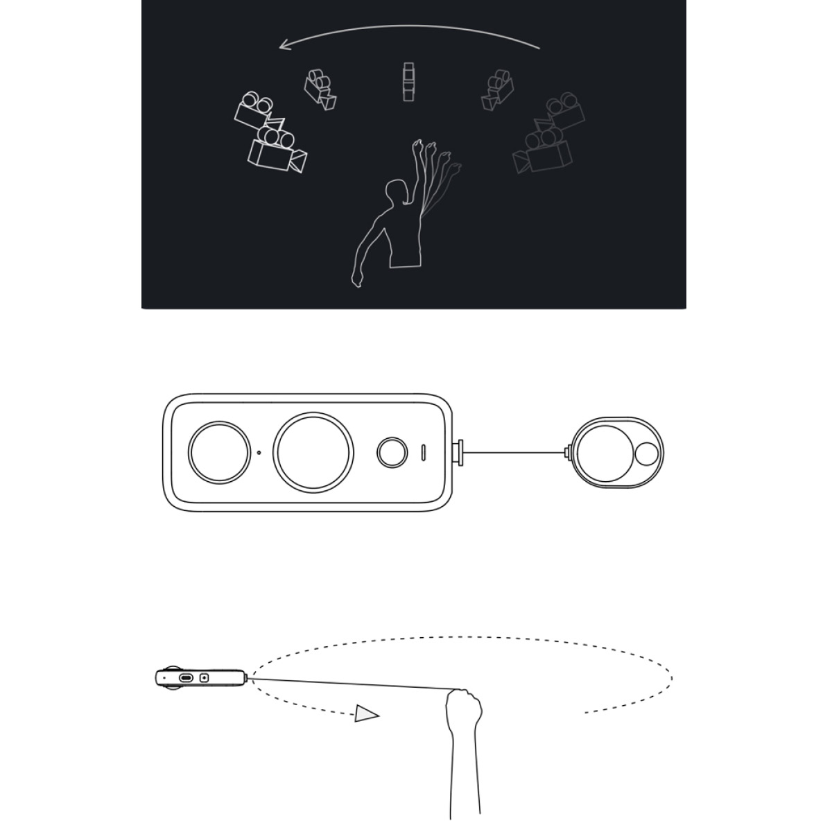 Insta360 One X2 Bullet Time Cord