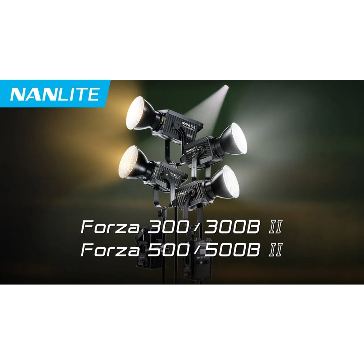 Nanlite FORZA 300B II KIT Bi-Color Reportage- und Studioscheinwerfer