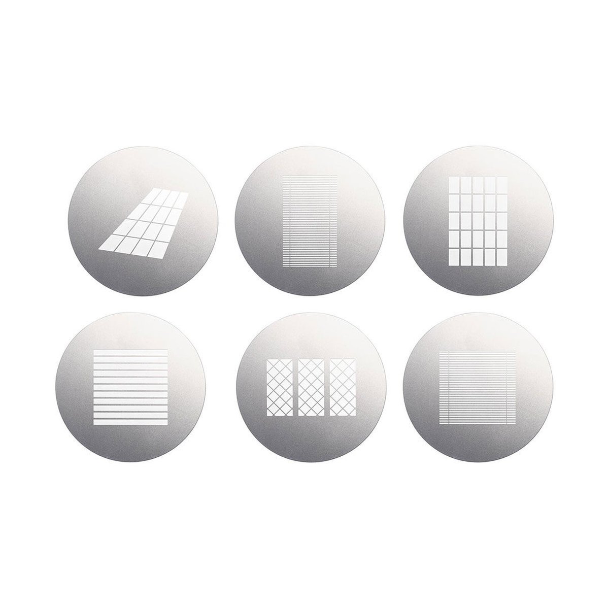 Godox Gobo Set SA-09-004 - Übersicht von sechs Jalousie- und Fenstermuster-Icons