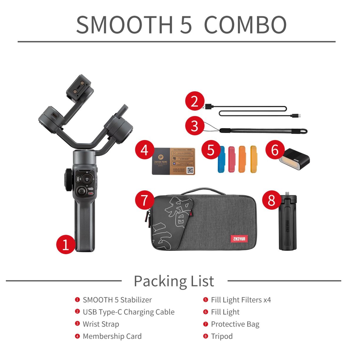 Zhiyun Smooth 5 Combo