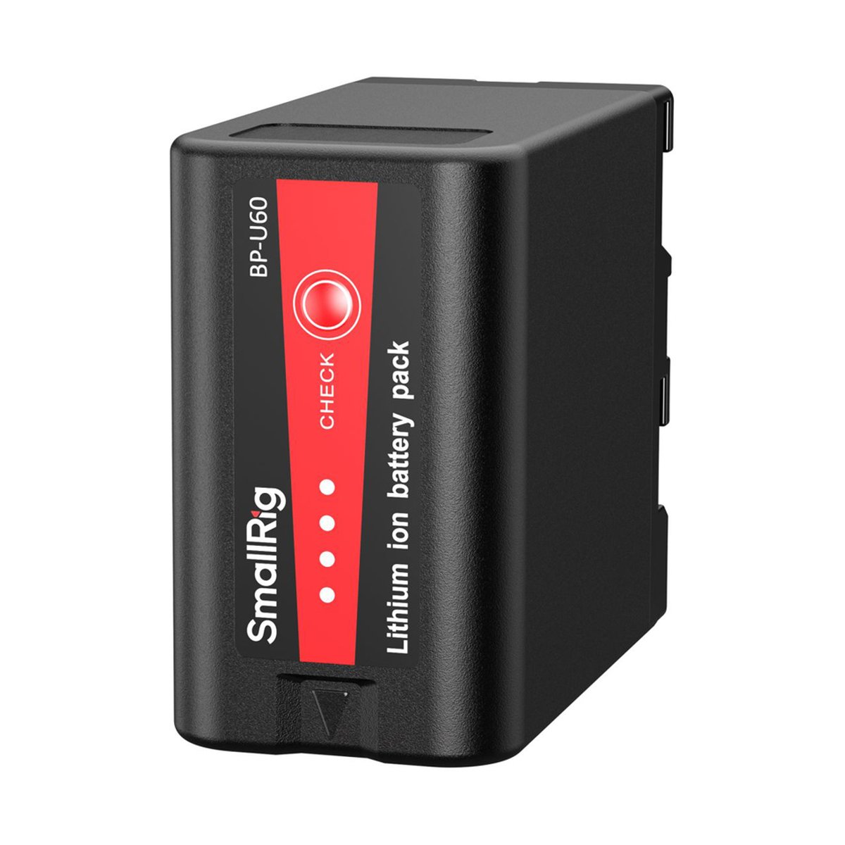 SmallRig 4670 BP-U60 Camcorder Akku - Frontansicht der SmallRig BP-U60 Lithium-Ionen-Akku