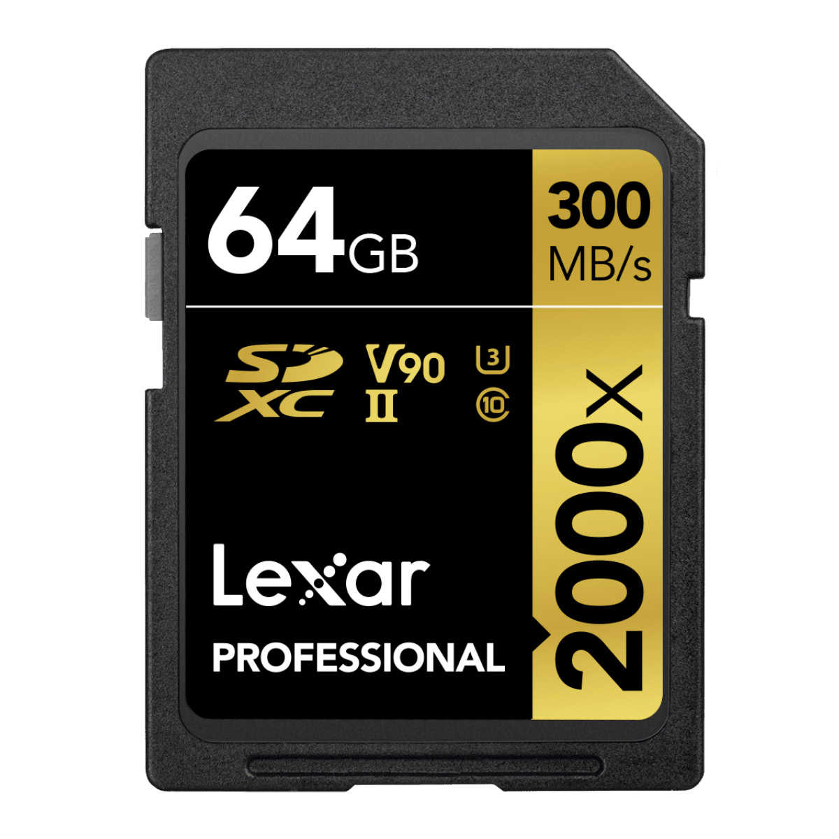 Lexar SDXC 64GB Professional UHS-II 2000x V90 Lexar SDXC 64GB Professional UHS-II 2000x V90