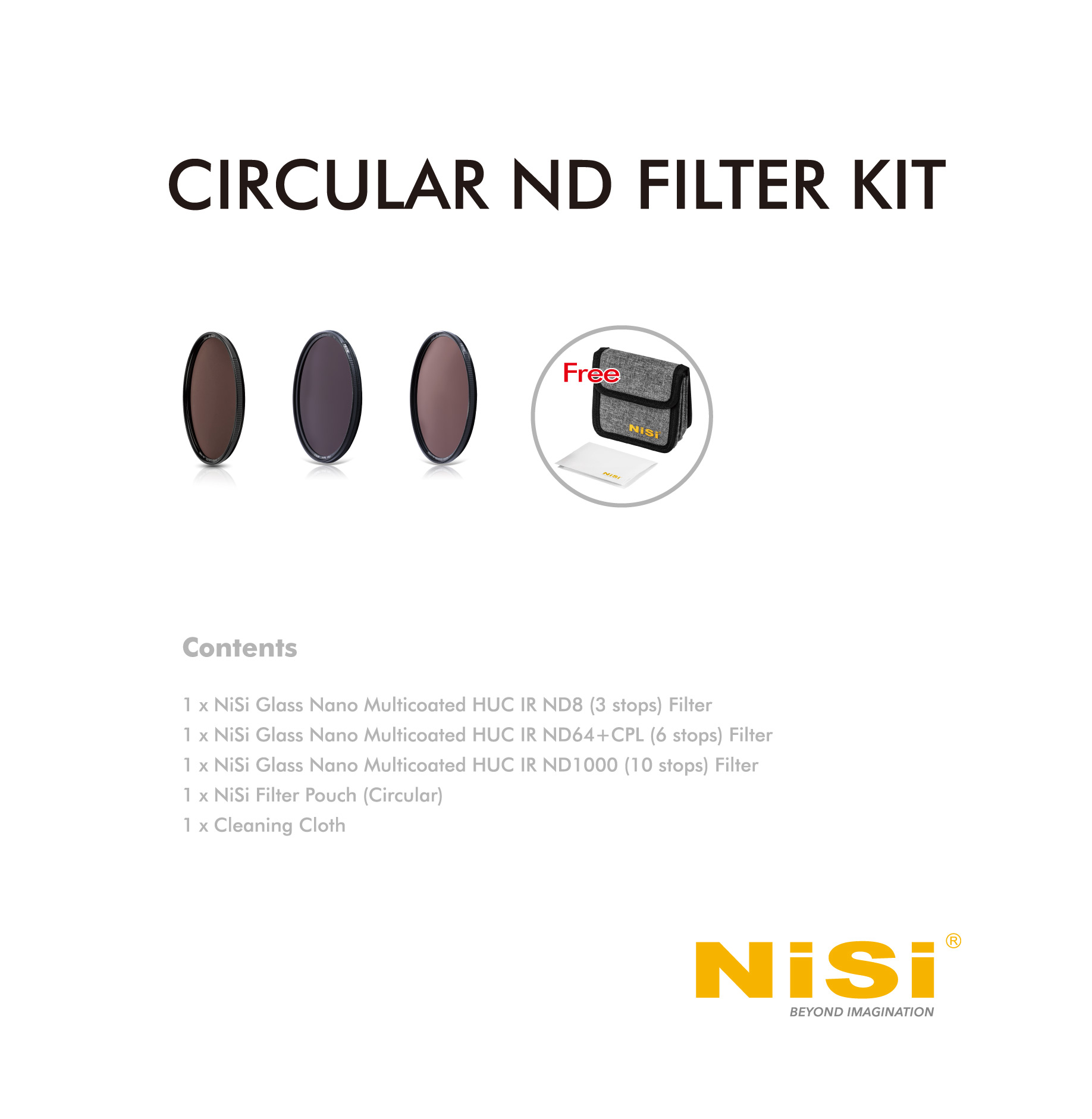 Nisi Circular ND Filter Kit 82 mm