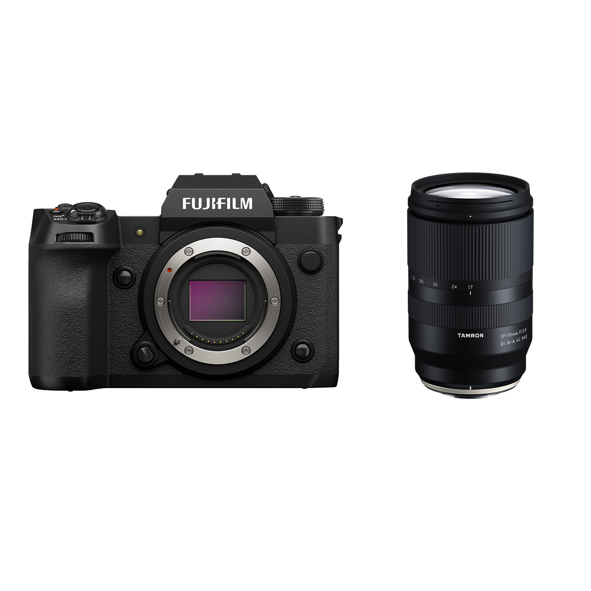 Fujifilm X-H2 Schwarz Kit mit Tamron 17-70 mm F2,8 DI III-A VC RXD Fuji X Fujifilm X-H2 Schwarz Kit mit Tamron 17-70 mm F2,8 DI III-A VC RXD Fuji X