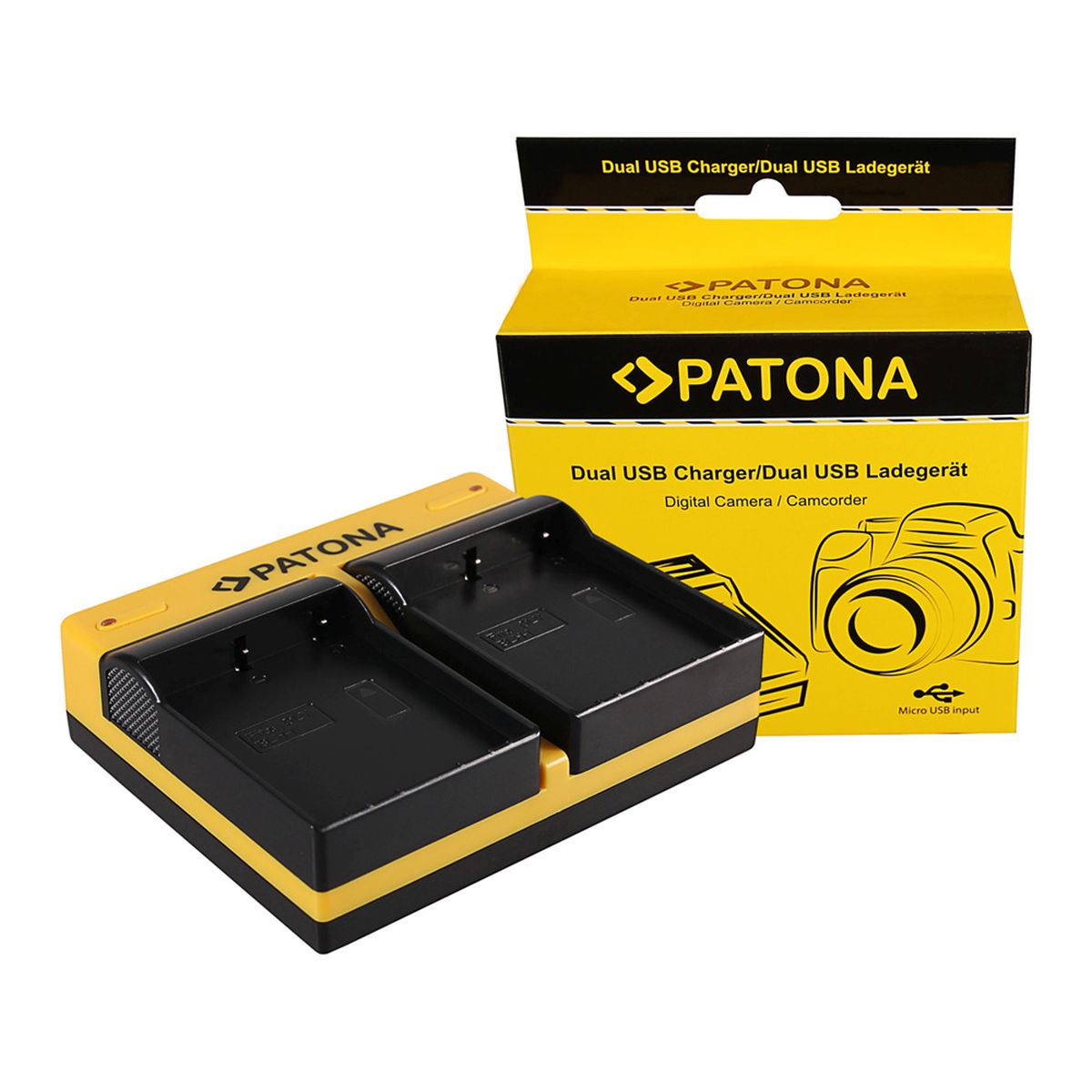 Patona Dual USB Ladegerät Olympus BLH-1