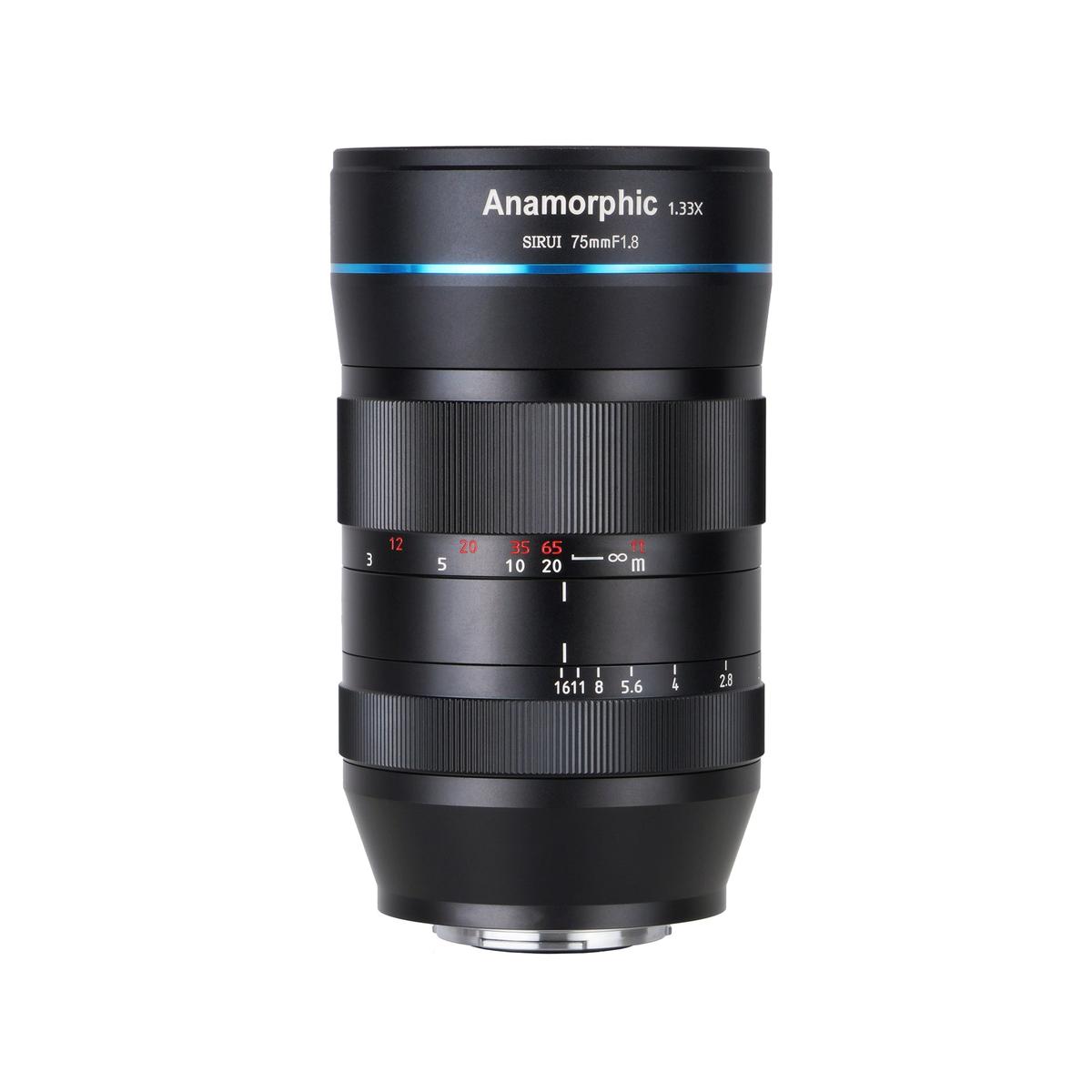 SIRUI SR75 75 mm 1:1,8 anamorphes APS-C Objektiv 1.33x - E-Mount SIRUI SR75 75 mm 1:1,8 anamorphes APS-C Objektiv 1.33x - E-Mount