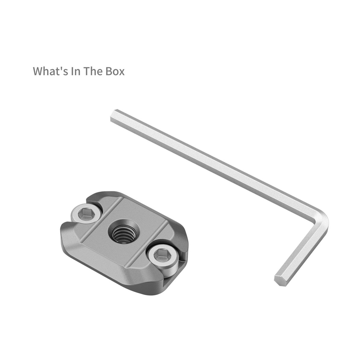 SmallRig 4640 HawkLock H21 QR mini NATO Rail für DJI Stabilizers - Lieferumfang: Montageplatte und Innensechskantschlüssel