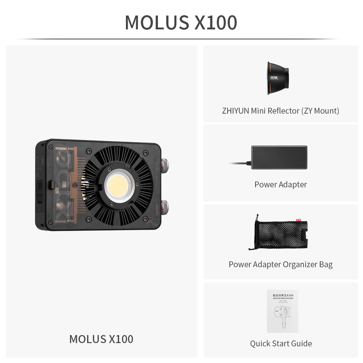 Zhiyun Molus X 100 LED