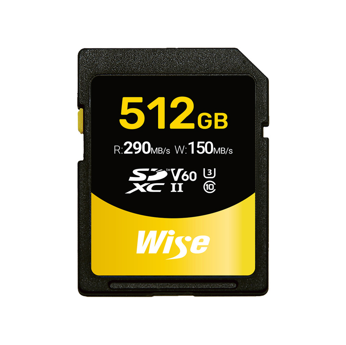 Wise SDXC UHS-II V60 512 GB Speicherkarte