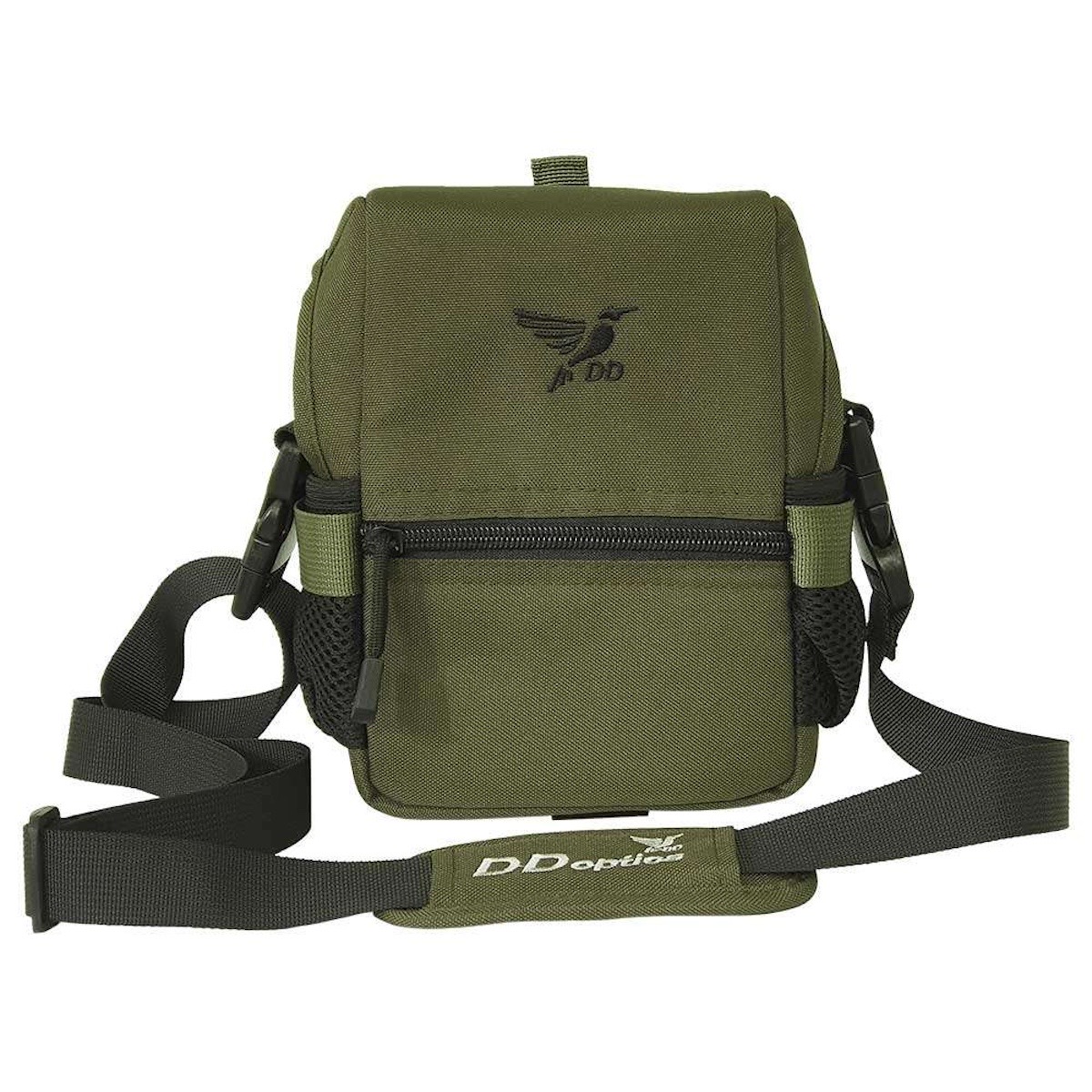 DDoptics Fernglastasche Harness grün Vorderansicht