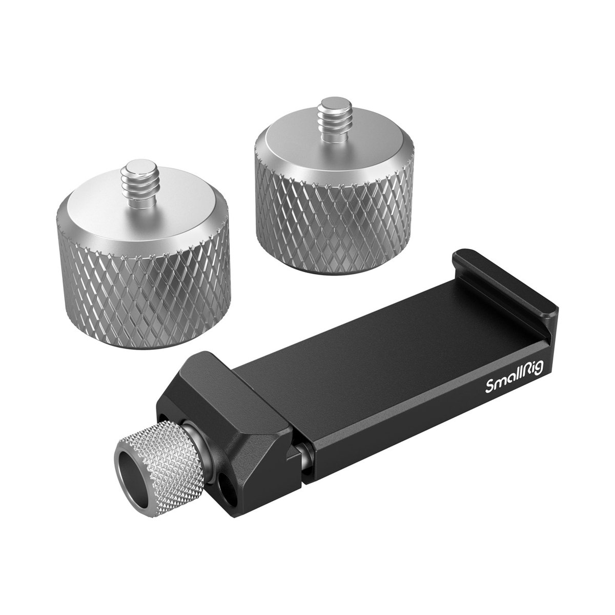 SmallRig 3125 Gegengewicht Kit für DJI RS/RSC 2 u. Zhiyun Gimbal - Lieferumfang: Smartphone-Klemme und zwei Gewindeadapter