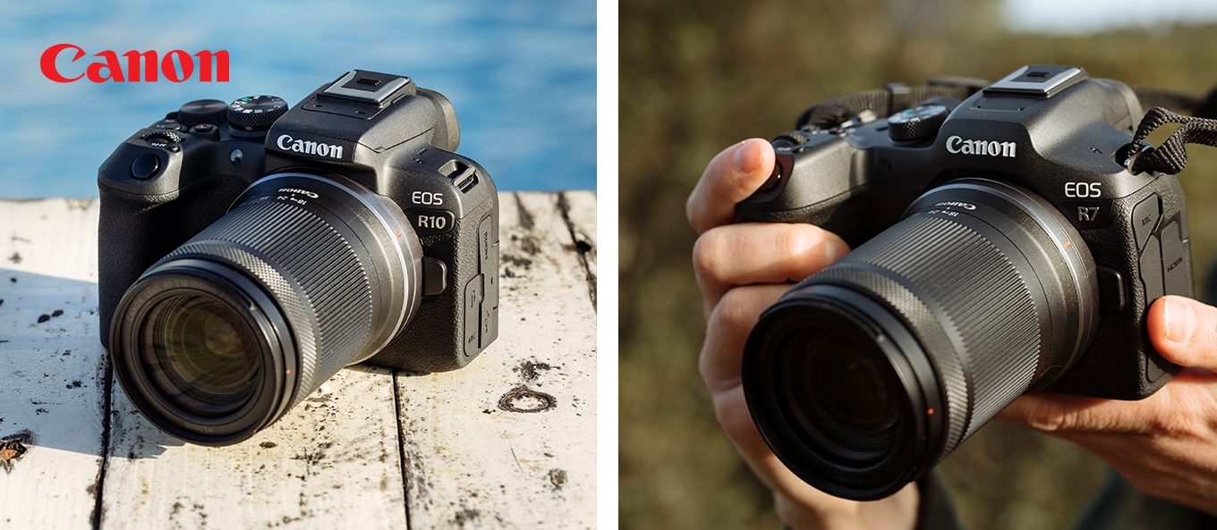 Canon EOS R10 vs R7 – Vergleich der Canon APS-C Kameras Canon EOS R10 und Canon EOS R7 im direkten Vergleich