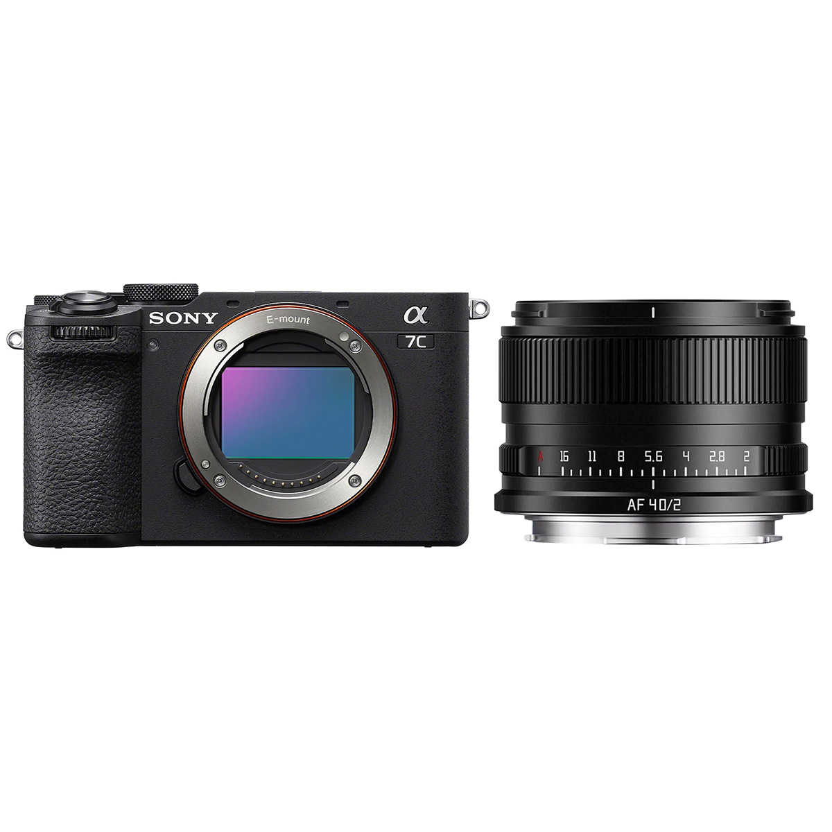 Sony Alpha 7C II Schwarz + TTArtisan 40 mm 1:2,0 AF