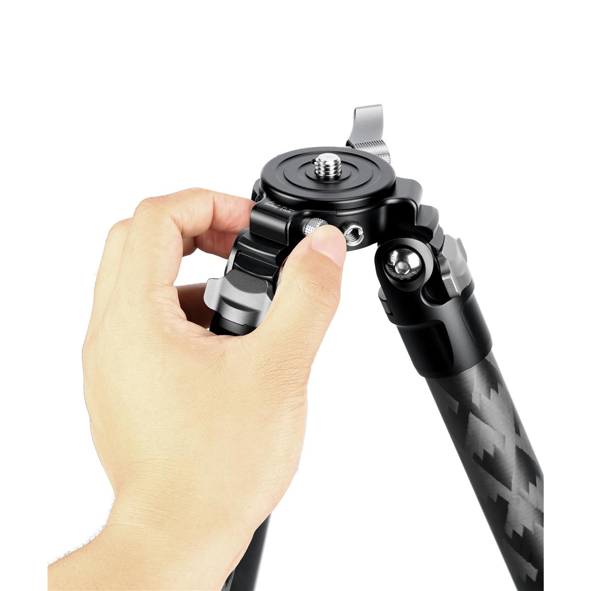 Leofoto Carbon-Dreibeinstativ LQ-284C Mr. Q + Kugelkopf LH-30