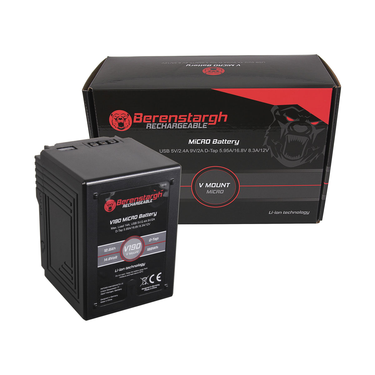 Berenstargh Akku Typ V190 V-Mount Berenstargh Akku Typ V190 V-Mount