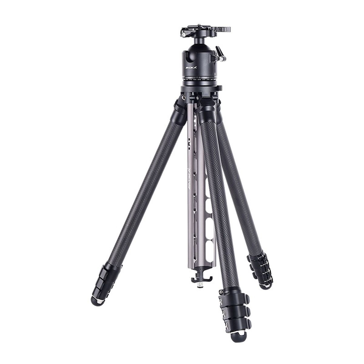 Aoka TS-254C Carbonstativ + DH-45 Kugelkopf Grau