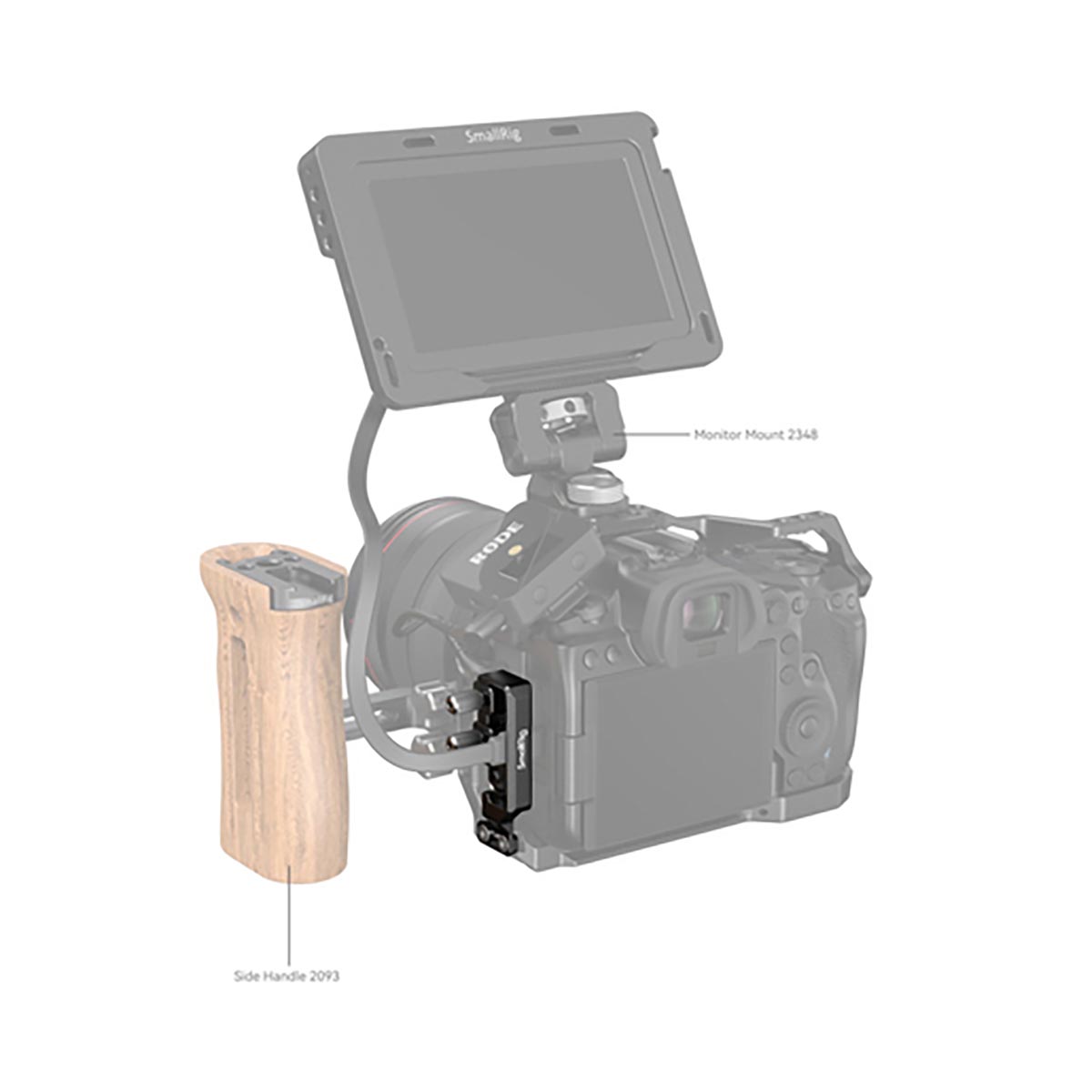 SmallRig 2981B HDMI/USB-C Kabelklemme für Canon EOS R5 / R6 / R5 C