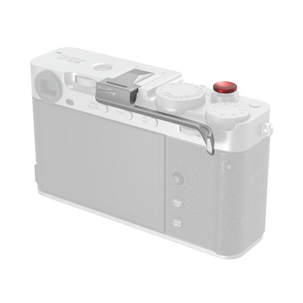 SmallRig 5451 Thumb Grip für Fujifilm X-E 5 Silber